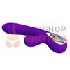 Estimulador de punto G con succionador de clitoris y carga USB